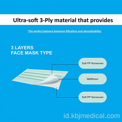 3 Ply Medical Mask in Blue 50pcs / Box